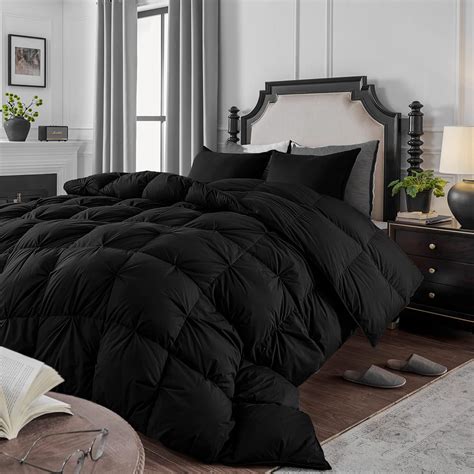 black goose down feather comforter|real goose down comforter.